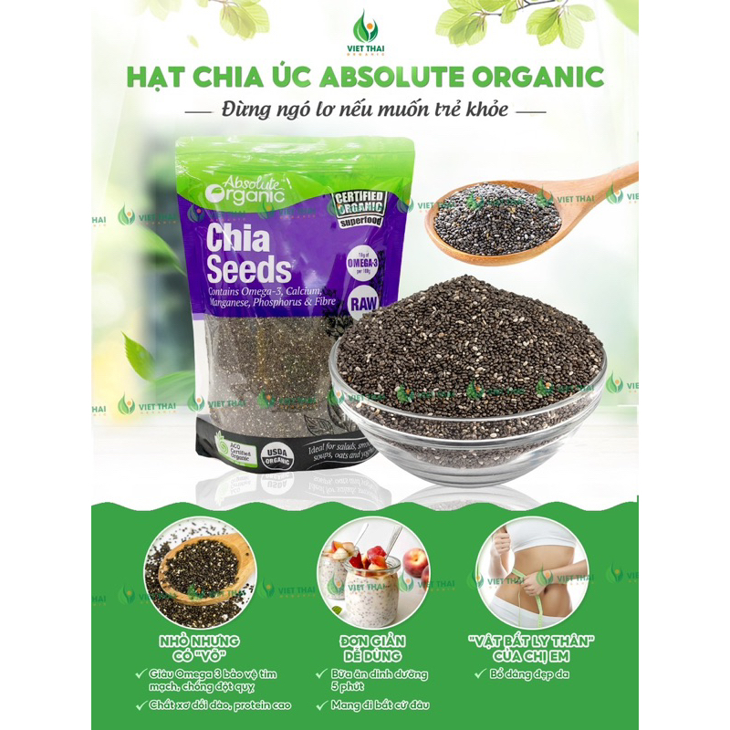 HẠT CHIA ÚC TÁCH LẺ
