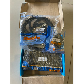 Nhông sên dĩa recto xe raider fi/satria fi 428-120l 14t-39t