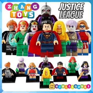 Xếp hình mô hình Aquaman gồm Superman -  Ocean Master - Mera Reign - Miss America - Bizarro Minifigures Xinh X0189
