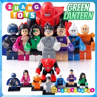 Đồ chơi Xếp hình Green Lantern Star Sapphire Saint Walker - Black Hand Cruz - Lex Luthor Lndigo Minifigures Xinh X0183
