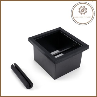 Hộp inox đập bã cà phê âm sàn