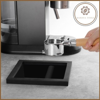 Hộp inox đập bã cà phê âm sàn