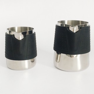 Ca đánh sữa inox 304 thân bọc cao su
