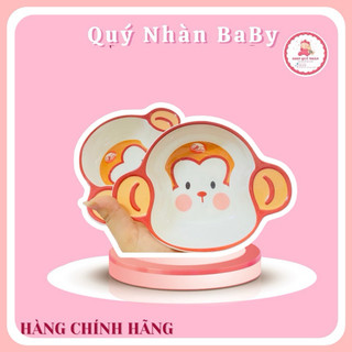 Bát phíp ăn dặm gb - baby hình mặt khỉ