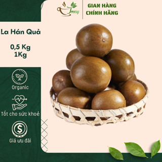 1Kg La Hán Quả Khô Hàng Đẹp Quả Đều - Trà thảo mộc Treesy - Trà hoa quả