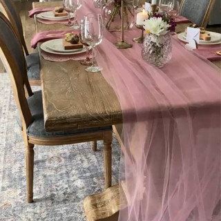  VẢI VOAN R160CM - R80CM Vải lưới màu sắc đẹp bồng bềnh sang trọng decor runner bàn tiệc cổng hoa cưới ghế tiệc 