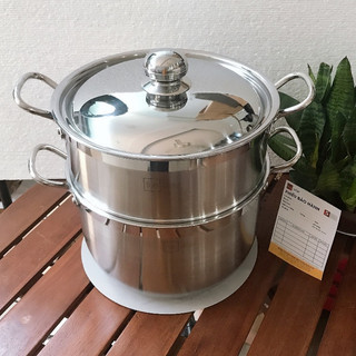Bộ nồi xửng hấp 3 đáy bếp từ inox 430 FiveStar Standard nắp inox  20cm - 24cm -26cm- 28cm -30cm -32cm  , hàng chính hãng