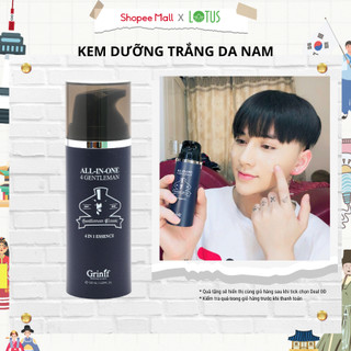 Kem dưỡng trắng da, chống lão hóa, dưỡng ẩm da, giảm thâm nám 4 trong 1 cho nam giới GRINIF All In One 4 Gentleman 120ml