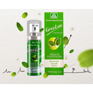 GREELUX FRESH MINT COOL Xịt thơm miệng thảo dược