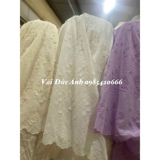 Vải thô hoa nổi
