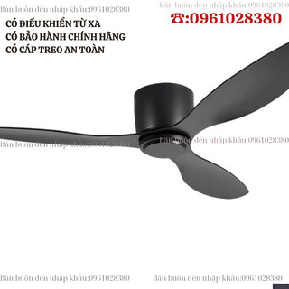 Quạt Trần Đèn 3 cánh trang trí nội thất