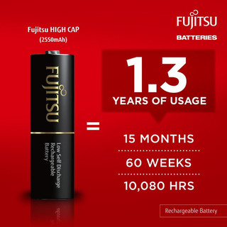Pin  Sạc Fujitsu - HR-3UTHCEX(4B) - AA- 2550mAh