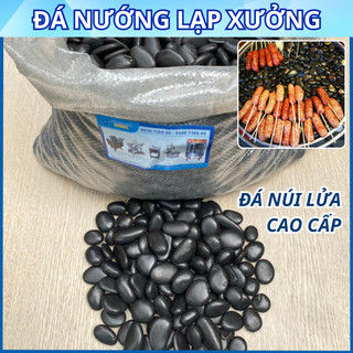 Đá nướng lạp xưởng, đá nướng xúc xúc xích đen bóng tự nhiên hàng nhập khẩu loại tốt