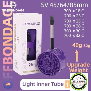 Ruột xe đạp tpu offbondage siêu nhẹ 39g 700x18-32c