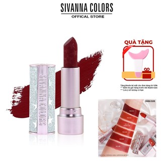 Son thỏi Sivanna Colors Crystal Power Kiss Lipstick HF5037 4,2g