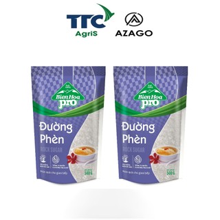 Combo 02 đường phèn biên hòa trắng 500 gram -- azago