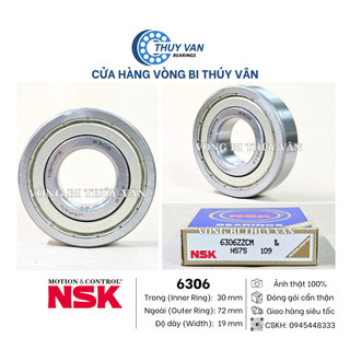 Vòng bi bạc đạn hạt tròn, cầu 6306 6307 6308 6309 nsk nhật bản