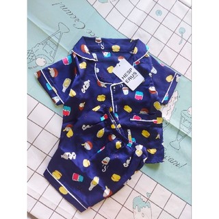 Bộ pyzama lụa cho bé 8-18kg