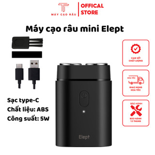  Máy cạo râu mini Elept 585 2 lưỡi nhỏ gọn Máy cạo râu sạc USB chống nước tuyệt đối 