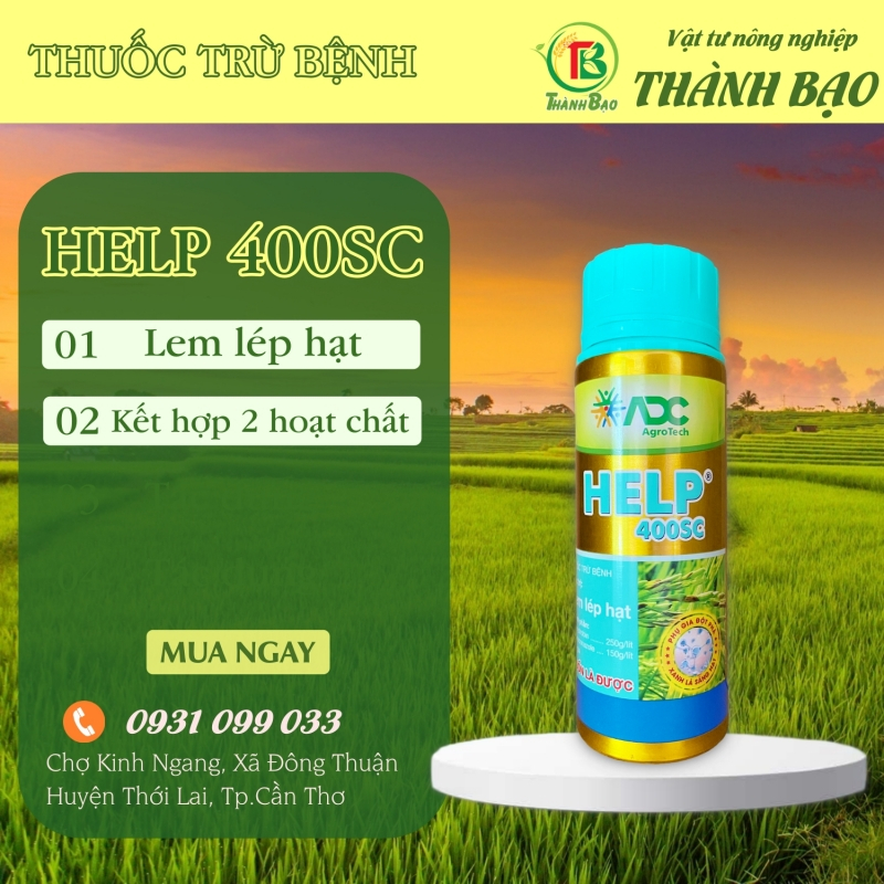  HELP 400SC 250ml - Lem lép hạt, đạo ôn