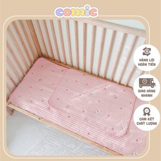 Thảm điều hòa kiêm chống thấm cho bé Monona kích thước 60*120cm,thoáng mát,mềm mại