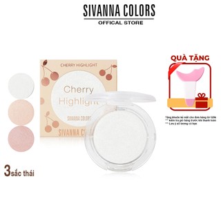 Phấn bắt sáng có nhũ Sivanna Cherry Highlight HF646 5g
