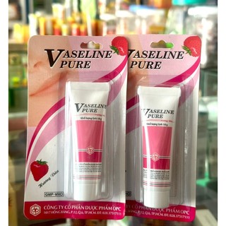 Dưỡng ẩm Vaseline Pure OPC dưỡng thể, dưỡng môi hương dâu SP036