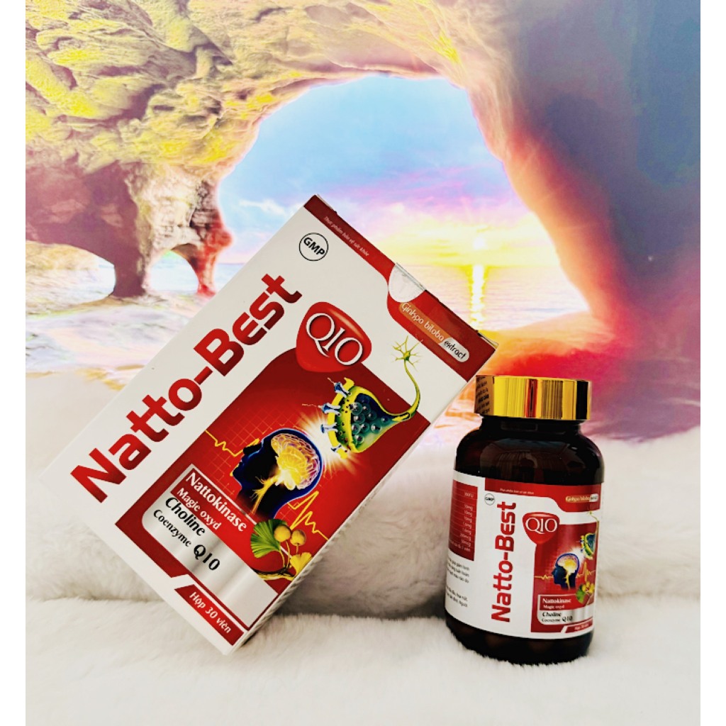 Natto-Best Q10 hổ trợ hoạt huyết, tăng cường tuần hoàn não, giúp giảm hình thành cục máu đông