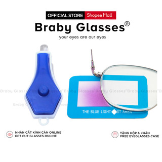 Bộ Kíp Test Chống Ánh Sáng Xanh Braby Glasses, Dụng Cụ Kiểm Tra Mắt Kính Chống Ánh Sáng Xanh PK07