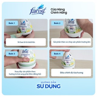 Sáp khử mùi thơm phòng Farcent 170g
