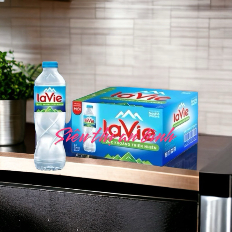 Thùng Nước Khoáng Lavie 24 chai 350ml/500ml