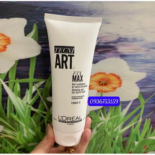 Gel định hình tóc với độ siêu cứng 6 tecni art fixmax loreal 200ml