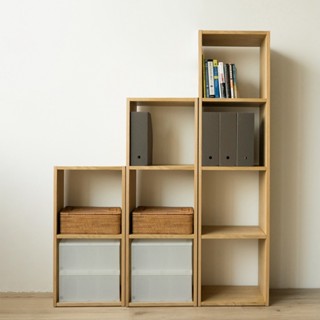 Tủ sách tổ ong 4 Tầng - Kệ Đựng Sách Vở Đa Năng , Kệ Sách Vở Để Bàn Mini màu vân gỗ