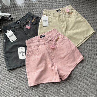 Quần Short Nữ THE QUAO Lưng Cao Form A ( HỒNG - BE)  R0425_431 size nhỏ