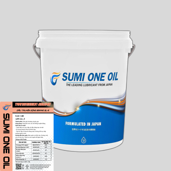 NHỚT CẦU SUMI TRANSMISSION 85W140 GL-5 18L