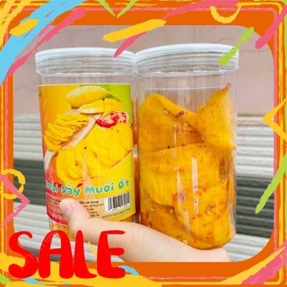 Xoài sấy dẻo, Xoài sấy muối ớt 300gr, Xoài xếp hoa hộp 400g