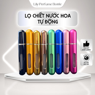 Lọ chiết đáy nước hoa tự động, chai chiết nước hoa, ống chiết nước hoa, vỏ chiết nước hoa cầm tay tiện dụng 5ml, 8ml