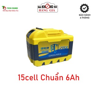 Pin 15cell pinneng dung lương chuẩn 6ah hàng nội địa trung cell lisen - chân pin phổ thông dung lượng cao