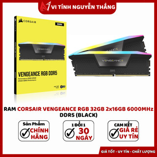 RAM CORSAIR VENGEANCE RGB 32GB 2x16GB 6000MHz DDR5
