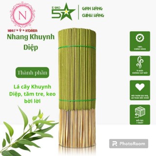 Nhang Sạch 5 Sao Hương Khuynh Diệp 100 Cây ít khói,thư giãn tinh thần ,100% thảo mộc