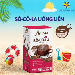  Bột socola Acacao hòa tan uống liền dinh dưỡng, không chất béo chuyển hóa .