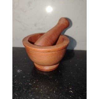 Bộ cối chày gỗ mini 7cm