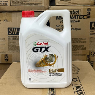 Nhớt castrol gtx 20w50 4l chính hãng