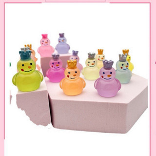  1 Charm Người Tuyết Vương Miện Phát Sáng Trang Trí Phong Cảnh Dễ Thương.
