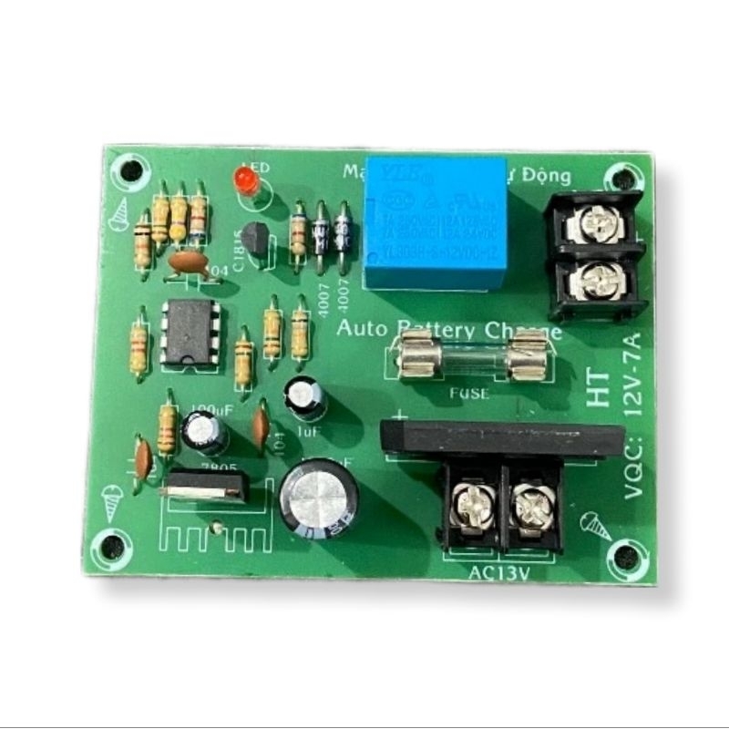 Mạch sạc ắc quy tự ngắt sạc 12V