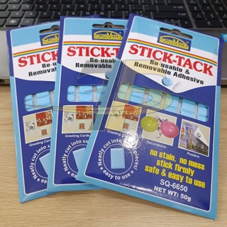 Keo dán tạm Stick-Tack SureMark SQ-6650 - 96 viên/vỉ
