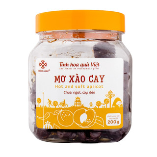 Ô mai mơ xào cay hồng lam - vị chua cay ngọt