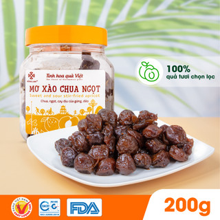 Ô mai mơ xào chua ngọt hồng lam