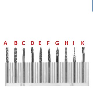 Mũi mài phay viền camera Mũi mài khắc kim loại đa năng trục 3mm 3X3MM - mũi cắt viền camera