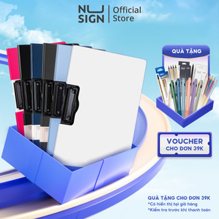Bìa kẹp trình ký kẹp tài liệu NUSIGN A4 cao cấp kẹp ngang giúp thuận tiện sắp xếp tài liệu, giấy